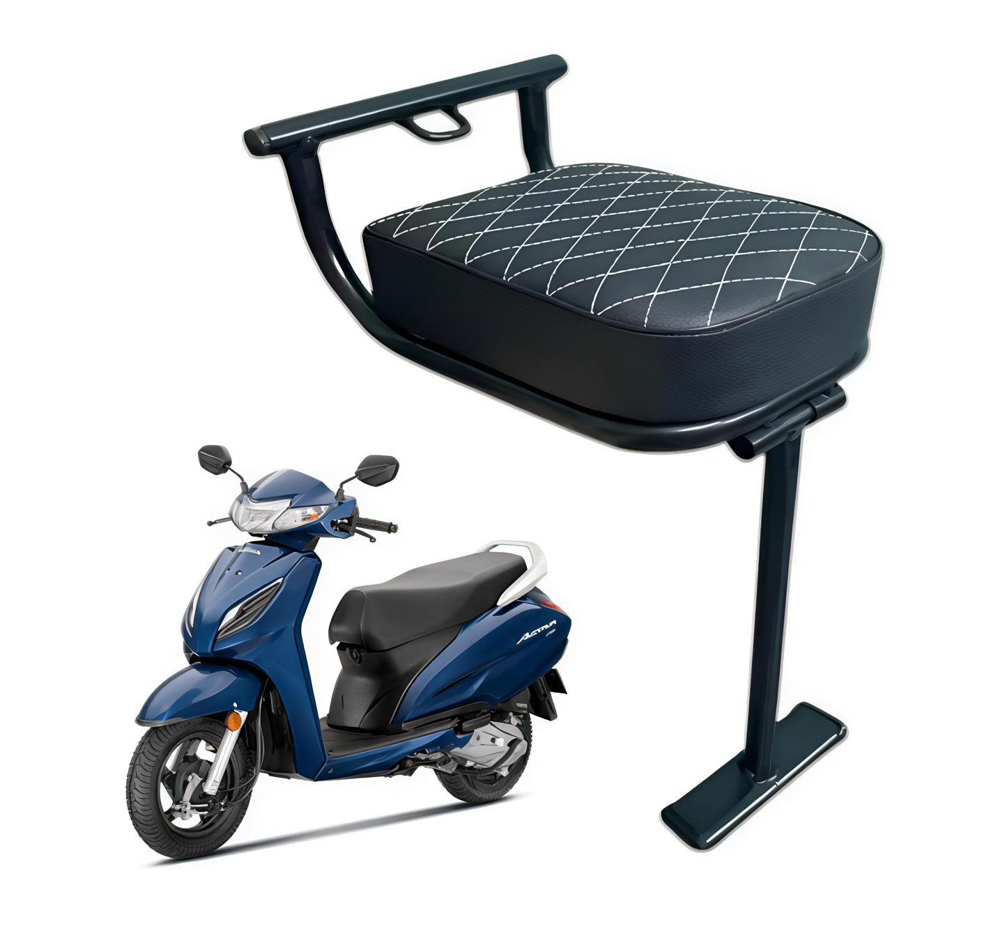 Universal Folding Baby Seat for Scooters – Safe & Sturdy