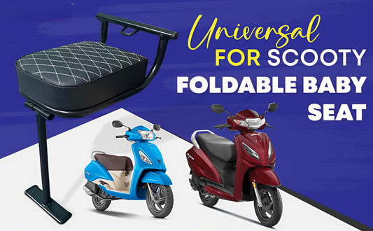 Universal Folding Baby Seat for Scooters – Safe & Sturdy