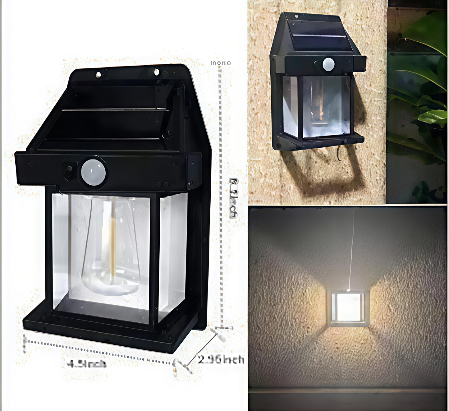 Motion Sensor Solar Door Lights (Pack of 2)